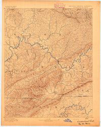 1891 Map Of Cumberland Gap TN High Res Pastmaps