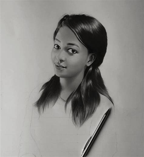 Draw A Realistic Pencil Portrait Sketch From Your Picture By Hoka 2030 Fiverr