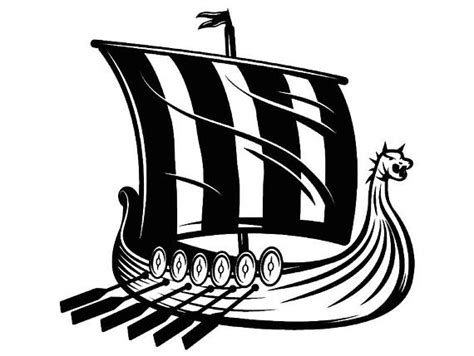 Viking Ship Drawing at GetDrawings | Free download