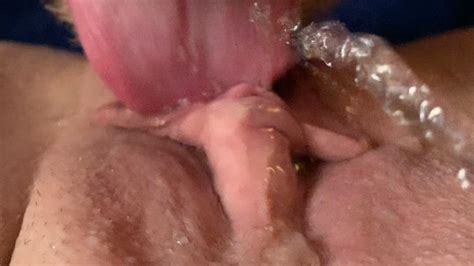 Extreme Close Up Lick My Clit Until I Squirt