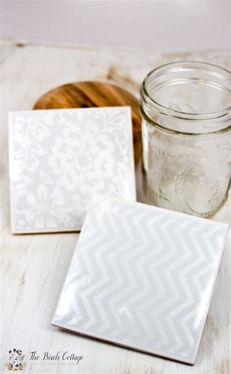 How To Make Coasters From Ceramic Tiles Easy Diy Tutorial