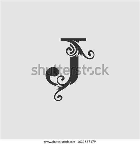 Monogram Luxury Letter J Initial Logo Stock Vector Royalty Free