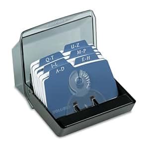 Amazon Rolodex Petite Covered Tray Card File With 125 2 1 4 X 4