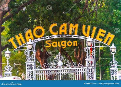 The Gate of the Saigon Zoo and Botanical Gardens in Ho Chi Minh City, Vietnam Editorial ...