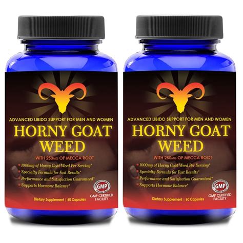 Shop Horny Goat Weed 1000mg Extract Advanced Libido Support For Men And