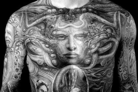 50 Hr Giger Tattoo Designs For Men Swiss Painter Ink Ideas