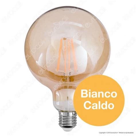 V Tac Vt D Lampadina Led E W Globo G Filamento Ambrata