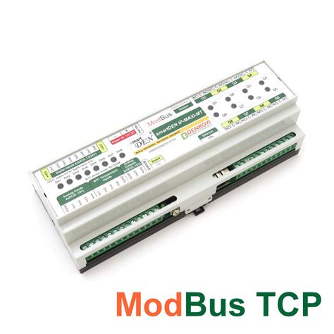 Smartden Ip Maxi Mt Modbus Tcp I O Relay Module With Din Rail Box