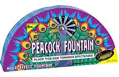 Peacock Fountain By Standard Fireworks Firework Crazy