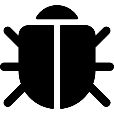 Basic Rounded Filled Bug Icon