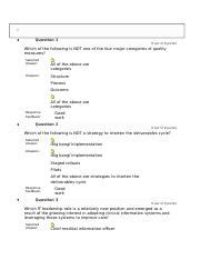 HSA 315 Week 5 Quiz Docx Question 1 9 Out Of 9 Points Which Of The