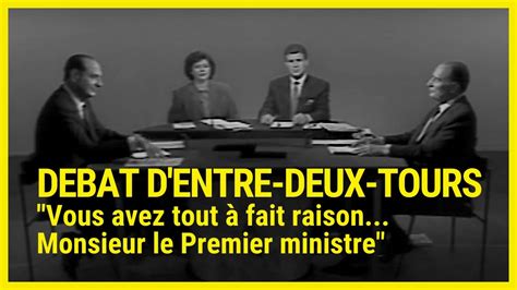 Pr Sidentielle J Chirac Vs Mitterrand D Bat De L Entre Deux