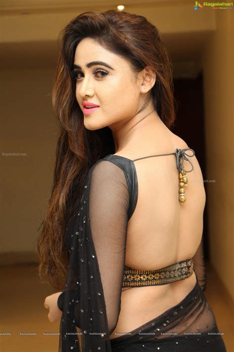 Pin By Abin Alex On Sony Charishta Black Saree Saree Hot Backless Dress