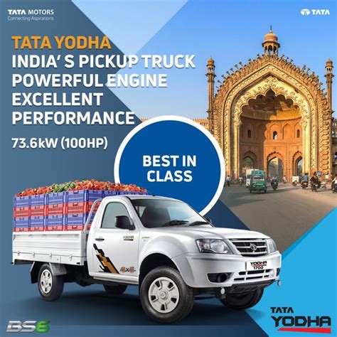 Tata Motors on Twitter: "TATA YODHA BS6 helps you defeat any challenge on the road. Its best-in ...