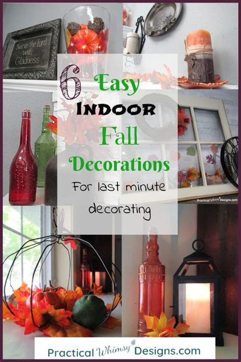 6 Easy Indoor Fall Decorations You Can Do In Minutes Practical Whimsy