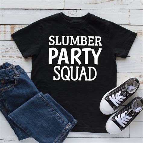 Slumber Party Squad Shirt Etsy