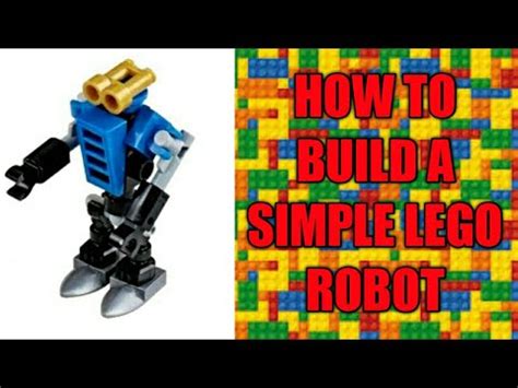 How To Build A Lego Robot YouTube