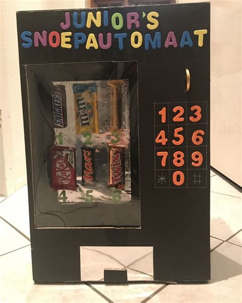 Surprise Snoepautomaat Knutselen Sinterklaas Knutsel Idee