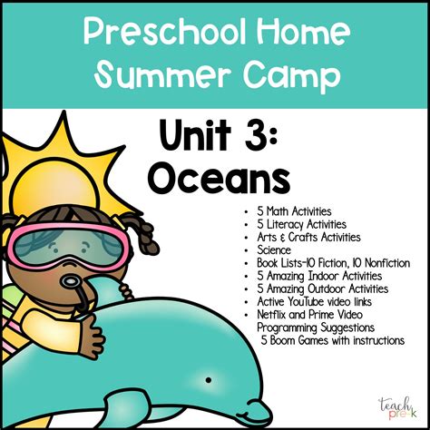 Preschool Summer Camp: Oceans - Teach Pre-K