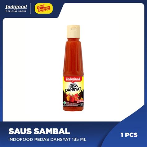 Jual Sambal Indofood Pedas Dahsyat 135 Ml Shopee Indonesia