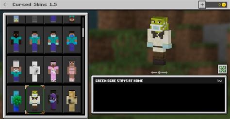 Cursed Skin pack for Minecraft PE 1.19.2