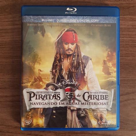 BLU RAY Duplo Piratas do Caribe Navegando em Águas Misteriosas