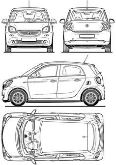 Smart Car Sketch at PaintingValley.com | Explore collection of Smart Car Sketch