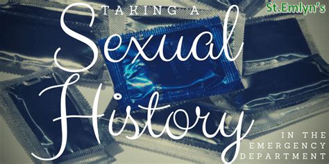 Taking A Sexual History In Ed