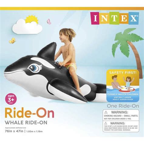 Intex Whale Ride On Inflatable 58561ep Blains Farm And Fleet