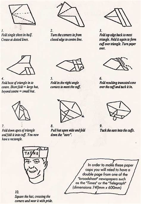 How To Make Paper Hats Paper Hat Newspaper Hat How To Make Paper