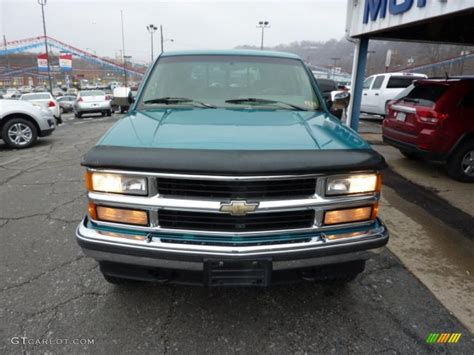 1994 Bright Teal Metallic Chevrolet C K K1500 Extended Cab 4x4 40879192 Photo 4