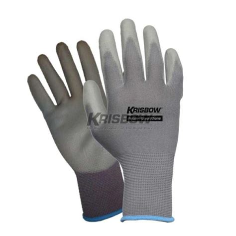 Jual KRISBOW Sarung Tangan Elektro Statis GLOVE NYLON PU MECHANICAL