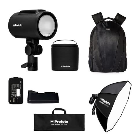 Profoto A2 Monolight Camera Flash Head With Profoto Clic Softbox Octa 2