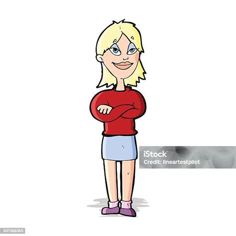 Cartoon Proud Woman Stock Illustration Download Image Now Adult Cheerful Clip Art Istock