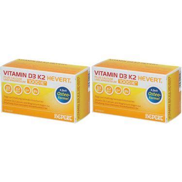 Vitamin D3 K2 Hevert Plus Calcium Und Magnesium 1000 IE 2x120 St Shop