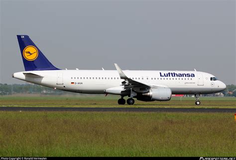 D AIUA Lufthansa Airbus A320 214 WL Photo By Ronald Vermeulen ID