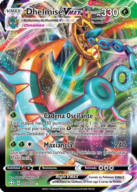 Dhelmise VMAX Destinos Brillantes TCG WikiDex la enciclopedia Pokémon