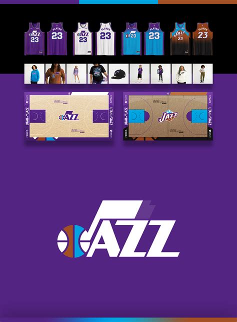 Utah Jazz Rebrand Behance