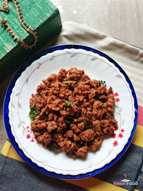 Andhra Keema Fry Recipe Best Mutton Keema Fry Yummy Food