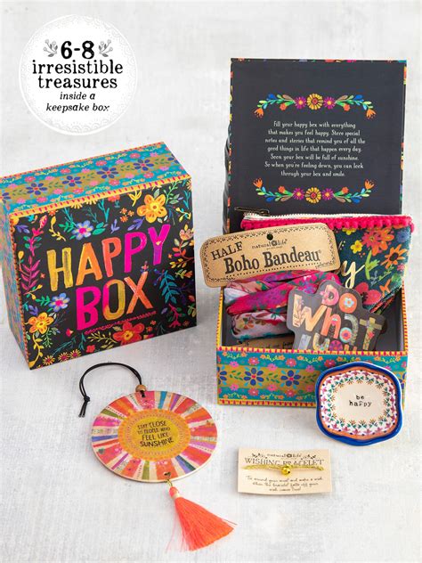 Natural Life Happy Box® Black Colorful Happy Box T Set Anne Paige