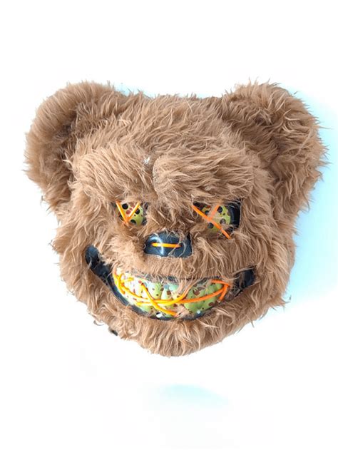 Christmas Halloween Horror Bear Neon Purifying Mask Mask Masquerade