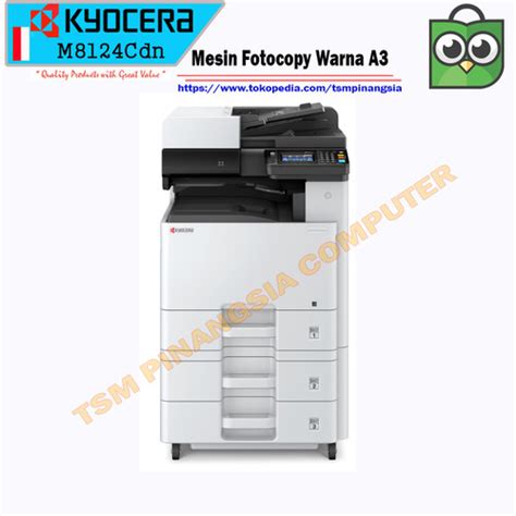 Jual Mesin Fotocopy Warna Kyocera M8124 Cidn Foto Copy A3 Garansi Resmi