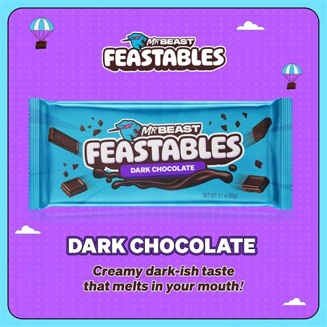 Festables Mrbeast Chocolate Bar Original Flavor Oz G In