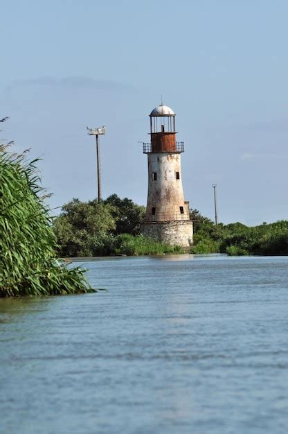 Premium Photo | Abandoned lighthouse of sulina danube delta