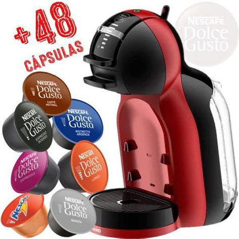 Cafeteira Expresso Arno Dolce Gusto Mini Me Vermelha E Preta V