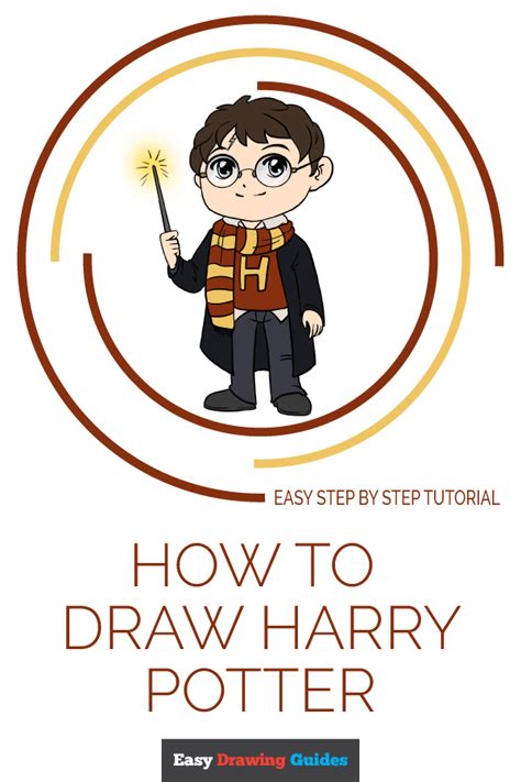 How To Draw Harry Potter Really Easy Drawing Tutorial Harry Potter