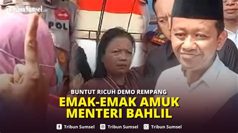 Geram Permohonan Tak Digubris Emak Emak Rempang Amuk Menteri Bahlil