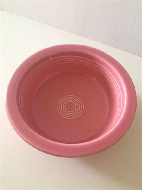 Fiesta Fiestaware Rose Pink Serving Bowl 8 Pink Bowls Fiestaware Pink Roses