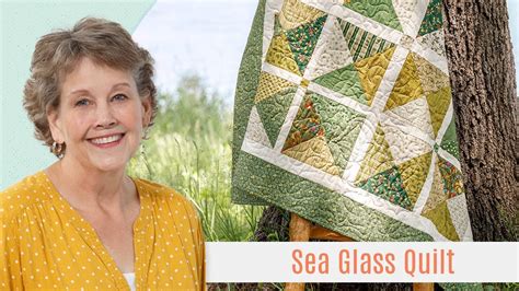 How To Make A Sea Glass Quilt Free Quilting Tutorial YouTube