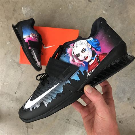 Gangsta Magnet Kicks Harley Quinn Dominates Artwork On Nike Romaleo